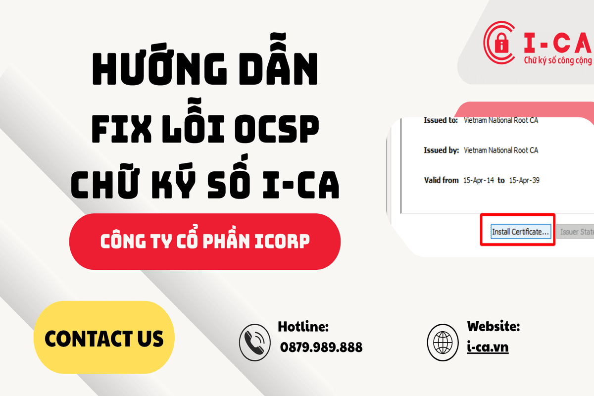 Fix Lỗi OCSP Với CKS I-CA